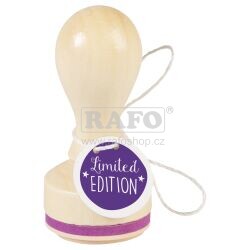 Razítko dřevěné Limited edition, 3 cm
