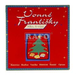Vánoční Františky, 6 vůní, 36 ks