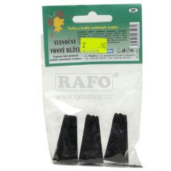 Vánoční Františky, 3 ks, černý