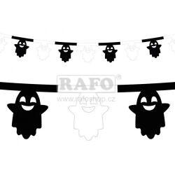 Girlanda Halloween Duchové, 3,6 m