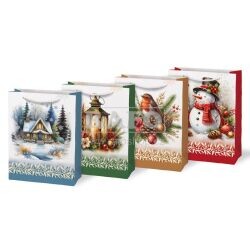 Taška MFP vánoční, 19 x 25 x 9 cm, mix motivů