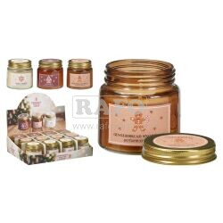 Svíčka Perníčky, vonná s víčkem, 62 x 63 mm