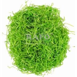 Tráva dekorační dřevěná, zelená 50 g