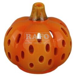 Svícen keramická dýně děrovaná, 8,5 x 8 cm
