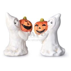 Duch s dýní - keramická dekorace 80 x 110 mm