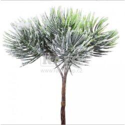 Dekorace větvička smrková, 12 cm