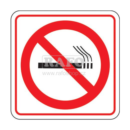 Samolepka Zákaz kouření,5x5cm