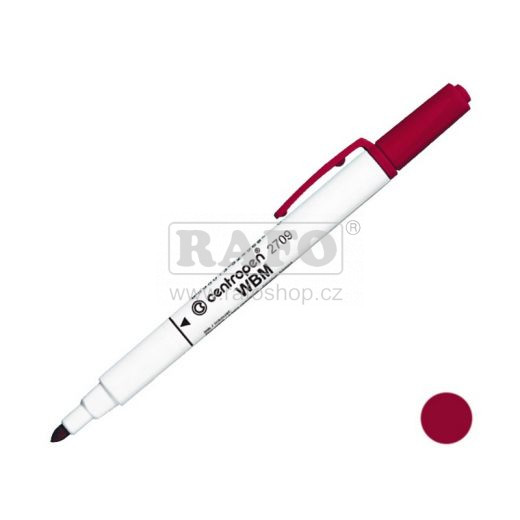 Fix Centropen 2709, whiteboard, červený, kulatý hrot 1,8 mm