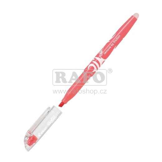 Zvýrazňovač Pilot Frixion light, gumovací, červený