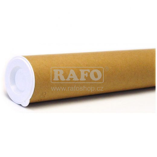 Tubus papírový, hnědý, 540 x 52 mm