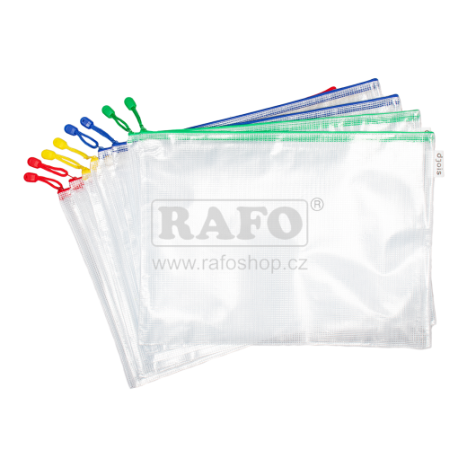 Desky se zipem A3, PVC, mix barev