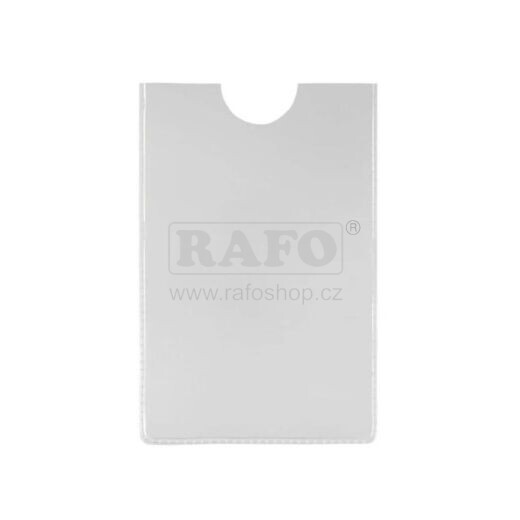 Pouzdro na doklady U, 85 x 115 mm, čiré, hladké