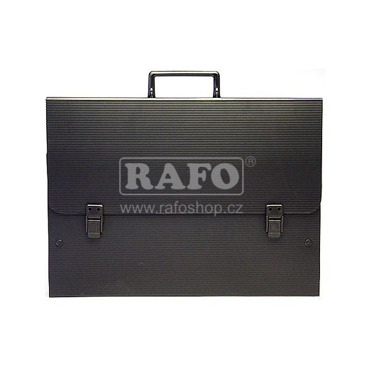 Kufřík na výkresy (spisy) černý, 73 x 56 4 | RAFO
