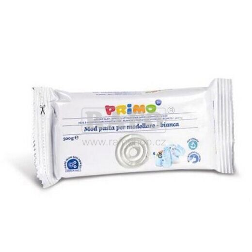 Modelovací samotvrdnoucí hmota, 0,5 kg, bílá