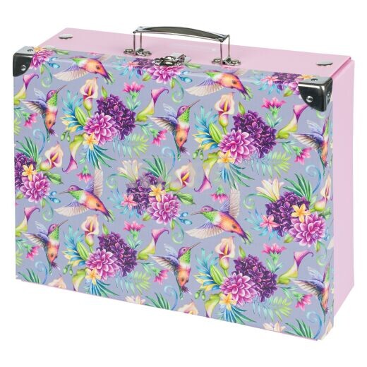 Kufřík Kolibřík s kováním, skládací