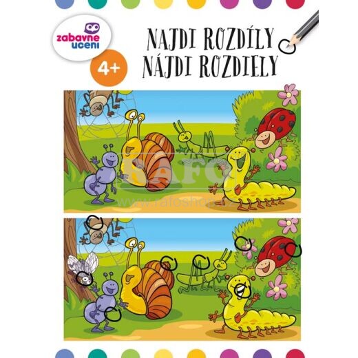 Najdi rozdíly, 15 stran