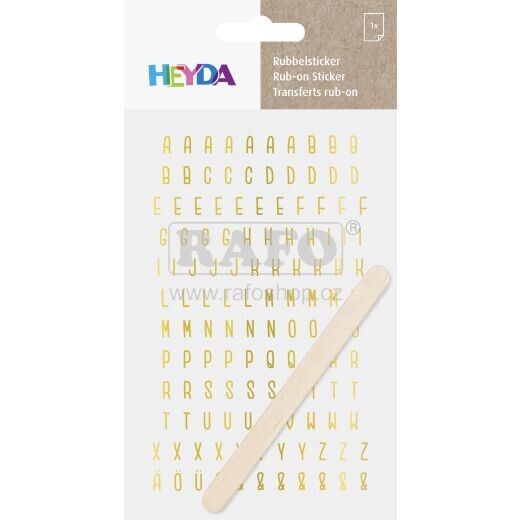 Propisot písmena 7 mm, zlatý