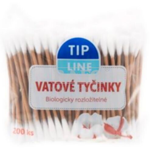 Vatové tyčinky BIO, 80 ks