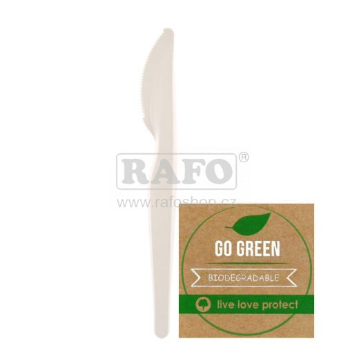 Nůž plastový Go green, 6 ks