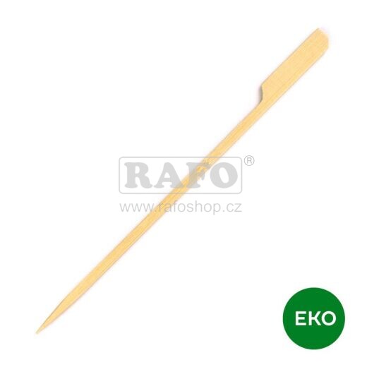 Bodec na hamburger Fingerfood bambus, 18 cm, 50 ks