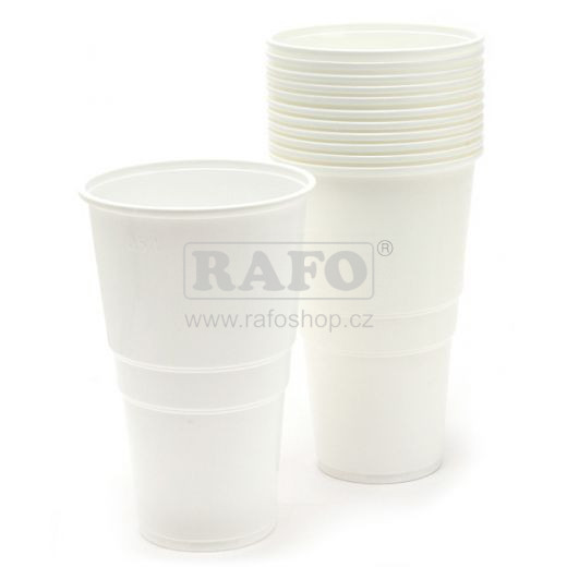 Kelímek 300 ml, plastový, průhledný, 12 ks