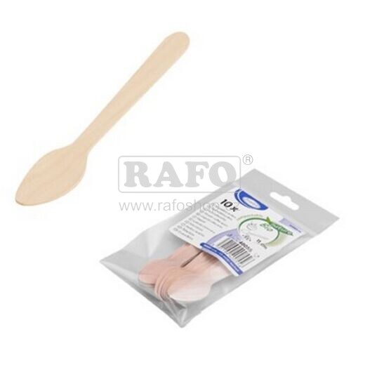 Lžička kávová dřevěná, 10 ks