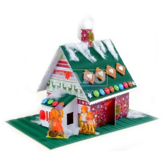 Perníková chaloupka s postavami