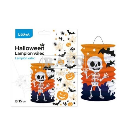 Lampion Halloween - Kostlivec