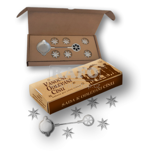 Sada na Vánoční lití cínu